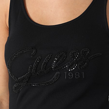 Guess - Camiseta de tirantes de mujer W2YP43 Negro