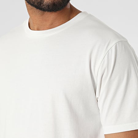 John H - T8811 T-shirt dal taglio rilassato, bianco