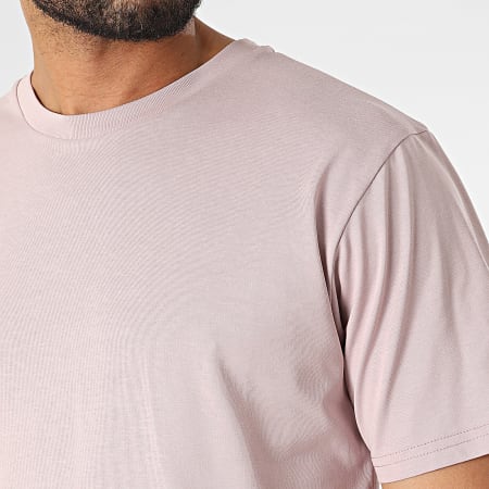 John H - Tee Shirt Relaxed Fit T8811 Rose
