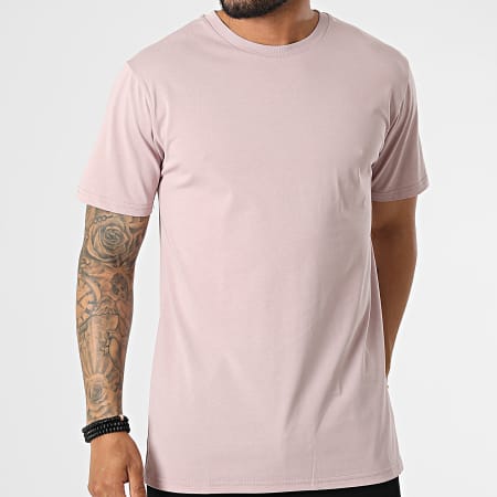 John H - Tee Shirt Relaxed Fit T8811 Rose