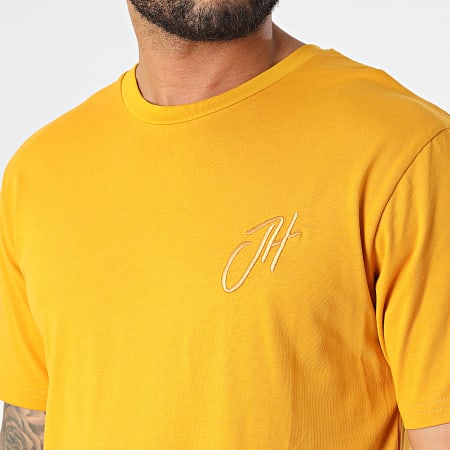 John H - Camiseta Relaxed Fit T8812 Amarillo