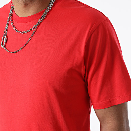John H - Tee Shirt Relaxed Fit T8811 Rouge