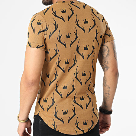 John H - Tee Shirt Oversize DD79 Camel