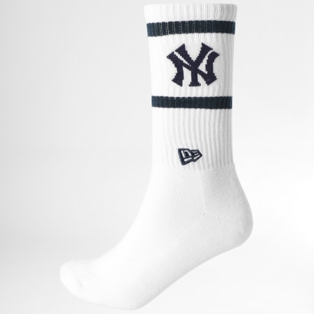 New Era - Par De Calcetines 13113632 New York Yankees Blanco