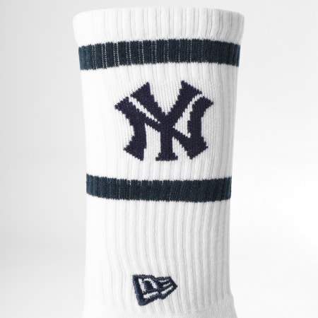 New Era - Paire De Chaussettes 13113632 New York Yankees Blanc
