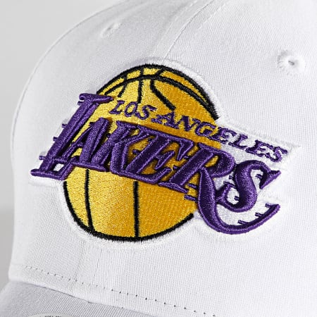 New Era - Gorra 9Fifty Stretch Snap Los Angeles Lakers Blanca