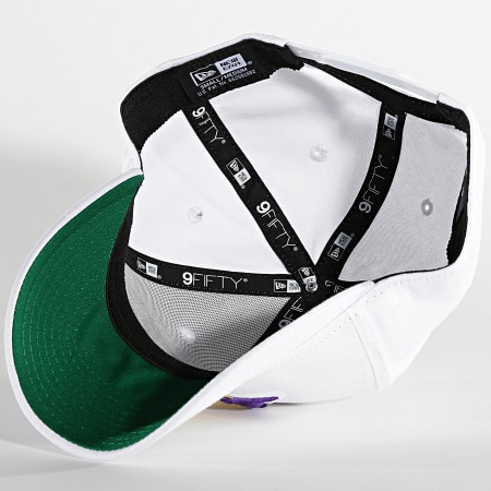 New Era - Casquette 9Fifty Stretch Snap Los Angeles Lakers Blanc