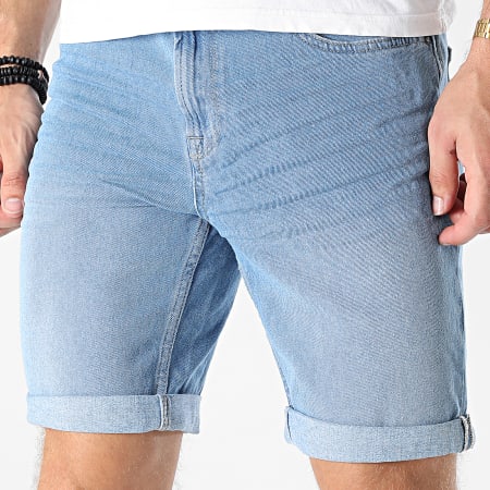Only And Sons - Pantalones cortos Ply Jean en lavado azul