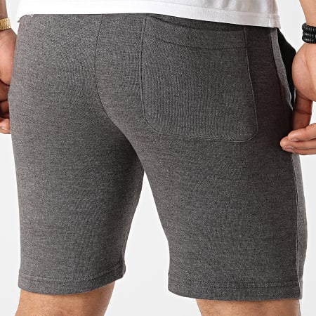 Paname Brothers - Short Jogging Bob A Gris Anthracite Chiné