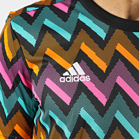 Adidas Sportswear - Maglia da calcio Juventus HB0444 Nero Rosa Blu Arancione