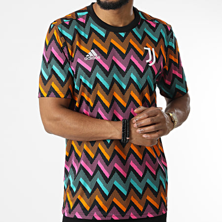 Adidas Sportswear - Maillot De Foot Juventus HB0444 Noir Rose Bleu Orange
