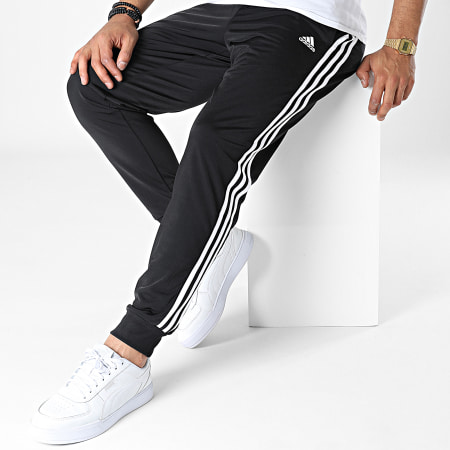 Adidas Sportswear - H46105 Pantaloni da jogging a fascia neri