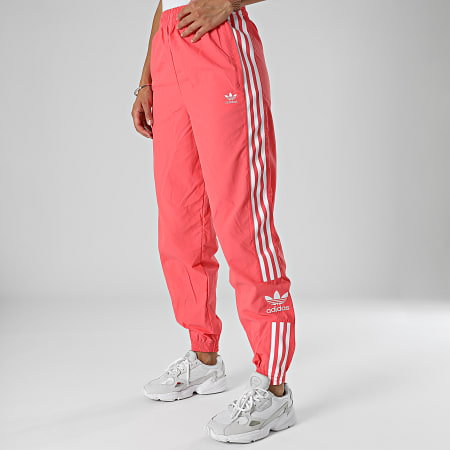 Adidas Originals - Pantalones de chándal con banda para mujer HF7459 Rosa