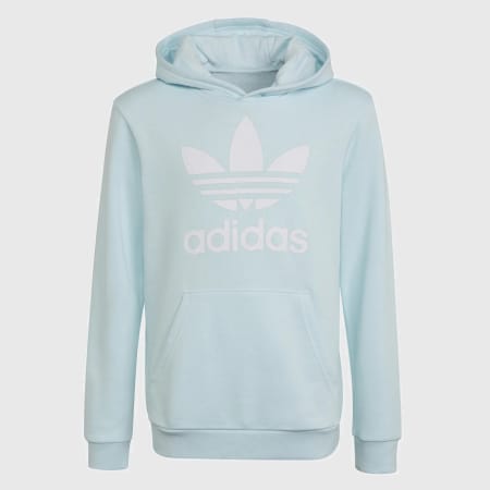 Adidas Originals - Sweat Capuche Enfant Trefoil HS8867 Bleu Clair