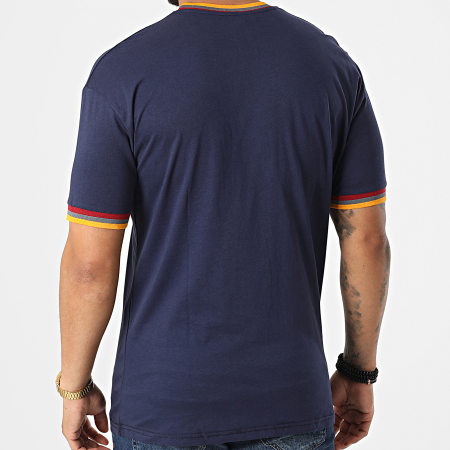 T-shirt maille texturée - bleu marine - - 8.00