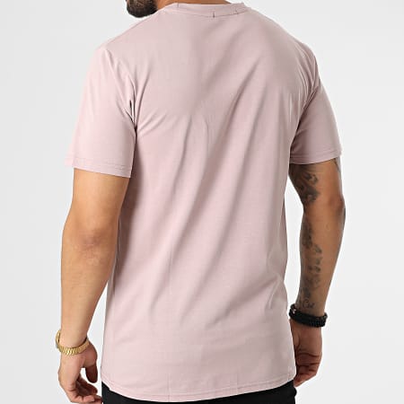 John H - Camiseta Relaxed Fit T8812 Rosa