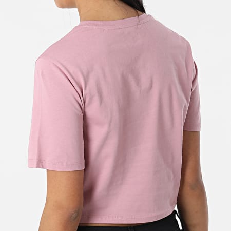 Vans - Camiseta de mujer Crop Flying V Rosa