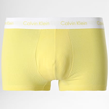 Calvin Klein - Lot De 3 Boxers Cotton Stretch U2664G Bleu Beige Jaune