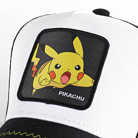 Capslab - Cappello Trucker Pikachu Bianco Nero