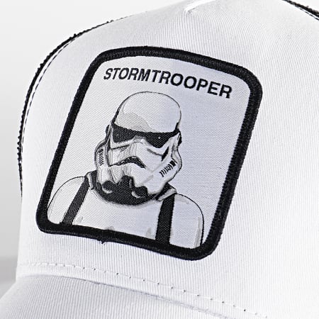 Capslab - Stormtrooper Trucker Cap Negro Blanco