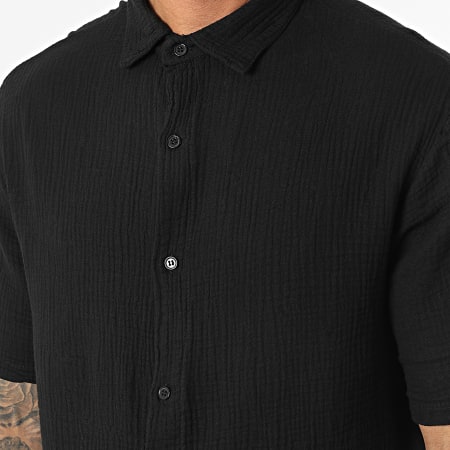 Uniplay - Chemise Manches Courtes UY893 Noir