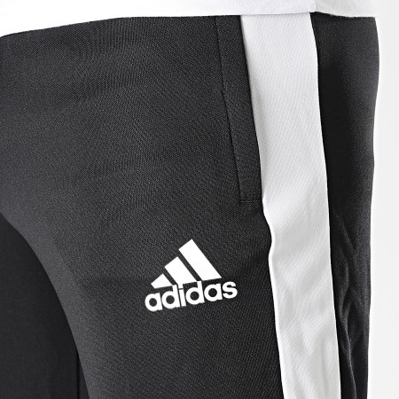 Adidas Sportswear - H59990 Pantaloni da jogging a fascia neri