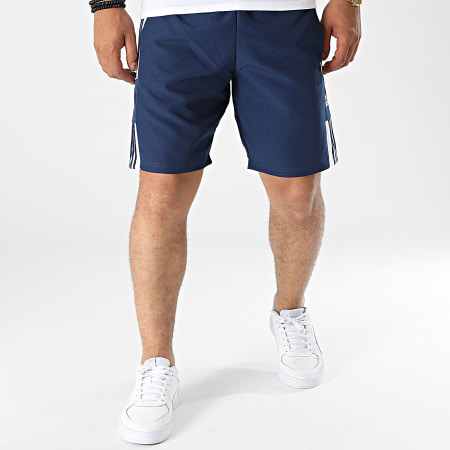 Adidas Sportswear - Short Jogging A Bandes HC6281 Bleu Marine