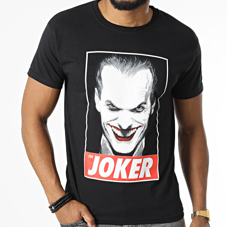 The Joker - Tee Shirt Portrait Noir