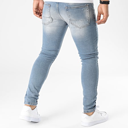 Black Industry - Jeans Slim 181 con lavaggio blu
