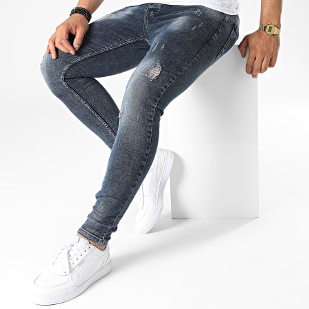 Black Industry - Jeans Slim 210 Blu