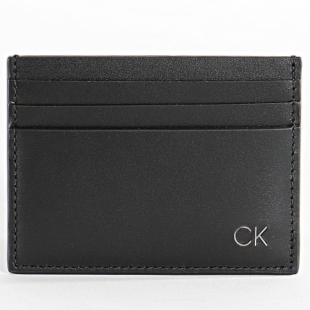 Calvin Klein - Portacarte liscio CK 0076 Nero