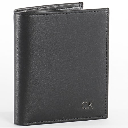 Calvin Klein - Portafoglio liscio CK Mini 0077 Nero