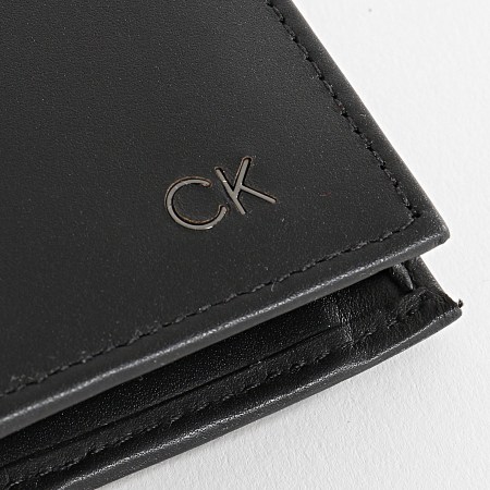 Calvin Klein - Portafoglio liscio CK Mini 0077 Nero