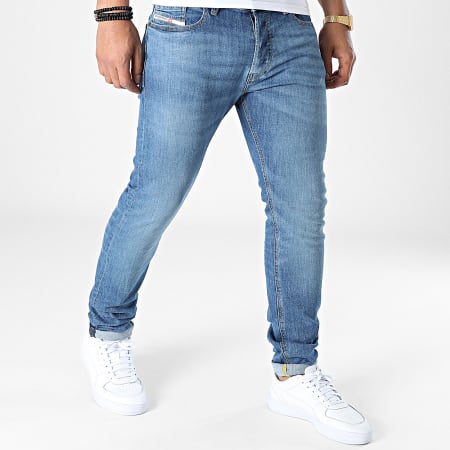 Diesel - Slim Luster Jeans 00SID9 Lavado Azul