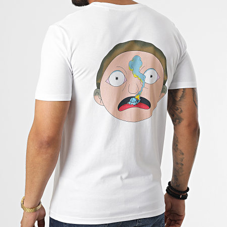 Rick Et Morty - Melt Camiseta Blanco