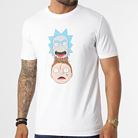 Rick Et Morty - Melt Camiseta Blanco