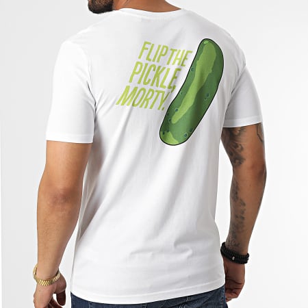 Rick Et Morty - Pickle Morty Camiseta Blanco
