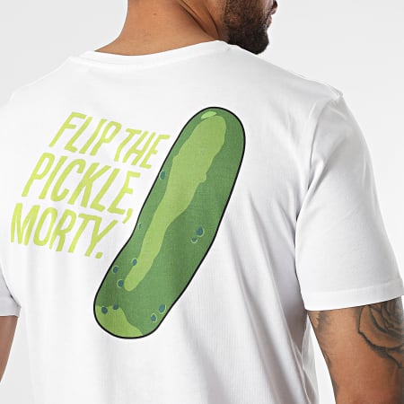 Rick Et Morty - Tee Shirt Pickle Morty Blanc