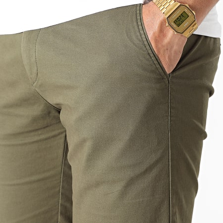 KZR - Pantaloncini Chino KD67087 Verde Khaki