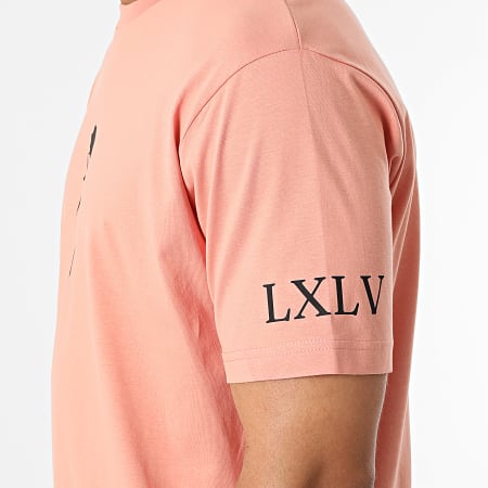 Luxury Lovers - Oversize Camiseta Large Roses Rosa Oscuro Negro