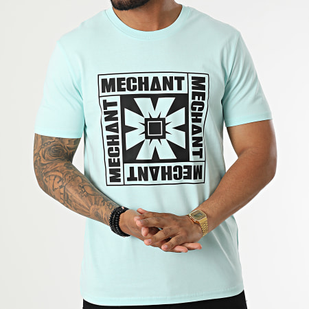 Madrane - Tee Shirt Méchant Big Brother Bleu Mint Noir