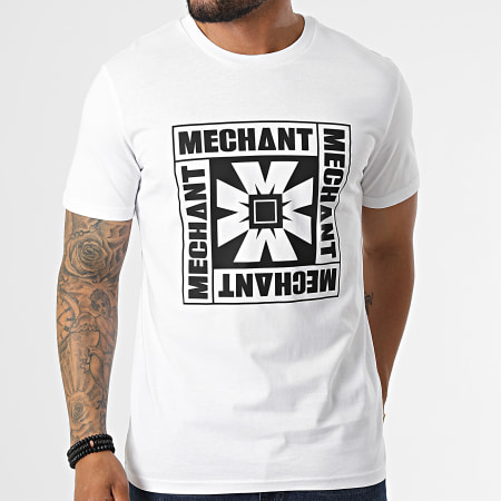 Madrane - Tee Shirt Méchant Big Brother Blanc Noir