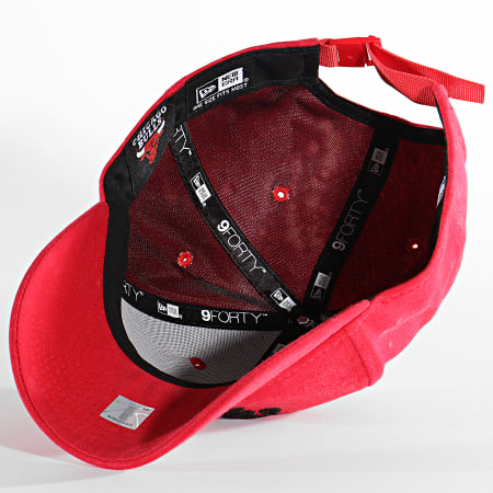 New Era - Casquette 9Forty Washed Pack Chicago Bulls Rouge