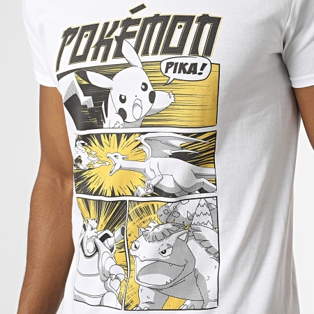 Pokémon - Maglietta bianca dei fumetti