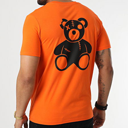 Sale Môme Paris - Camiseta Naranja Negro Osito