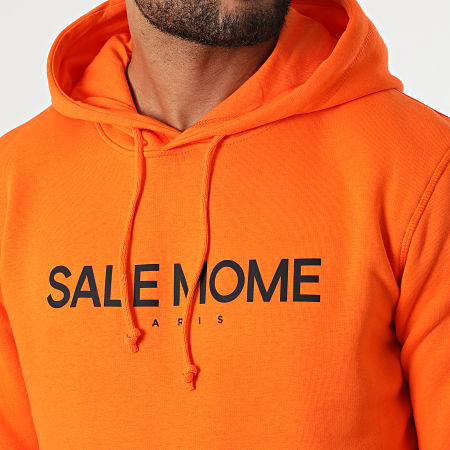 Sale Môme Paris - Sweat Capuche Nounours Orange Noir