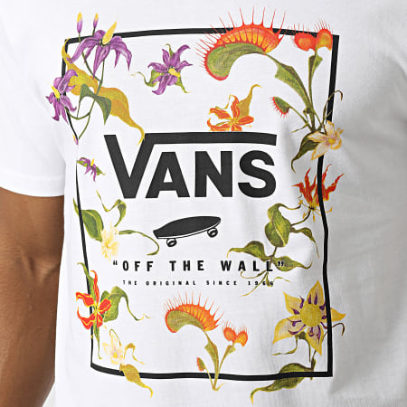 Vans - Camiseta Classic Print Box Blanco