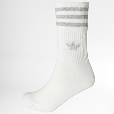 Adidas Originals - Confezione da 2 paia di calzini a taglio medio HK0300 Bianco