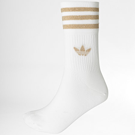 Adidas Originals - Confezione da 2 paia di calzini a taglio medio HK0300 Bianco
