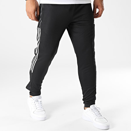 Adidas Sportswear - Pantalon Jogging A Bandes GH7305 Noir